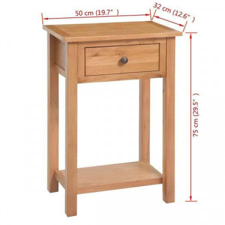 PPS Oak : Bàn Điện Thoại Nhỏ, 1 Ngăn Kéo